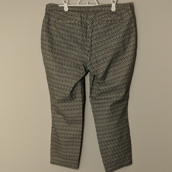 Willi Smith black and white print cropped trouser - Picture 2 of 4